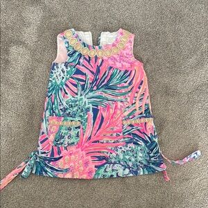Lilly Pulitzer Pink and Blue Sleeveless Sundress